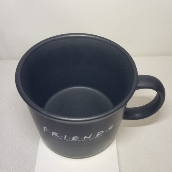 Friends TV Sitcom Black Matte Stoneware 16oz Coffee Mug Cup - Picture 7 of 11